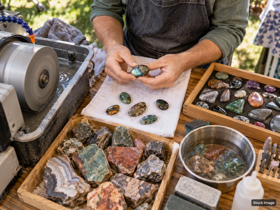 Bead Mercantile Pittsburgh - Fall: Gem, Mineral, Rock & Jewelry Shows in Pittsburgh, Pennsylvania (lapidary scene)