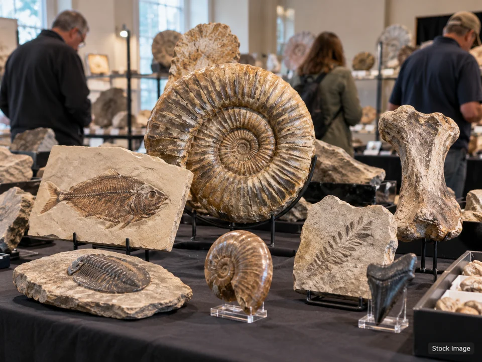 Gem Faire - Eugene: Gem, Mineral, Rock & Jewelry Shows in Eugene, Oregon (fossils scene)