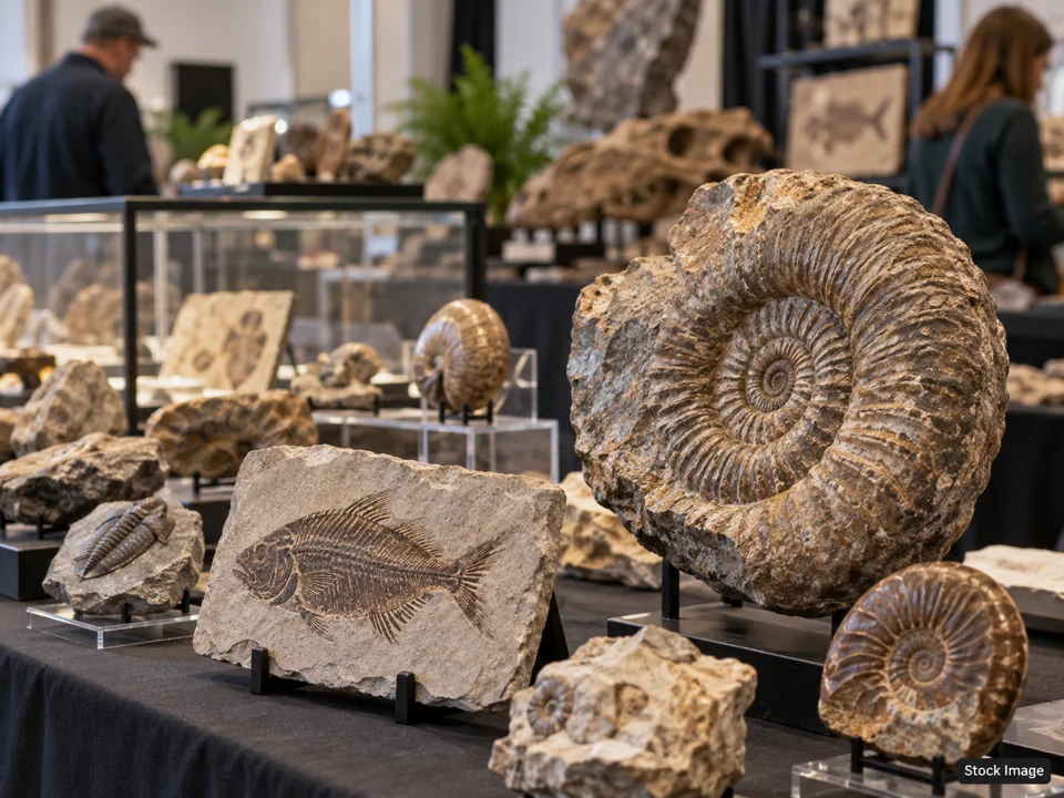 Fossil Fest: Gem, Mineral, Rock & Jewelry Shows in Round Rock, Texas (fossils scene)